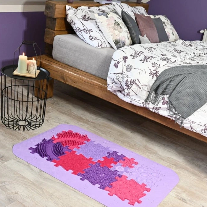 משטחי פאזל תחושתיים – נגיעה ורודה