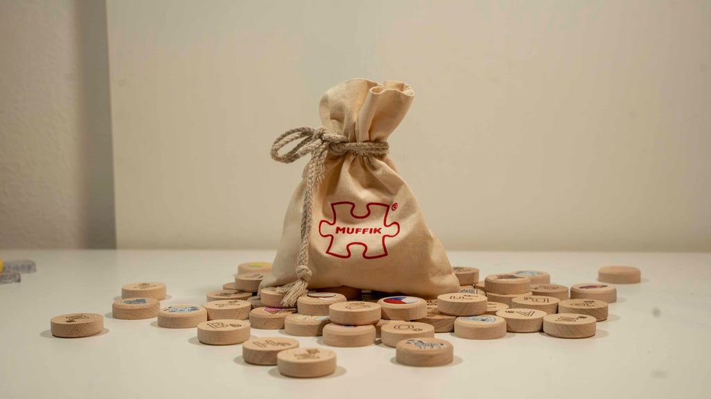 משטח פאזל תחושתי - אלפבית לימון