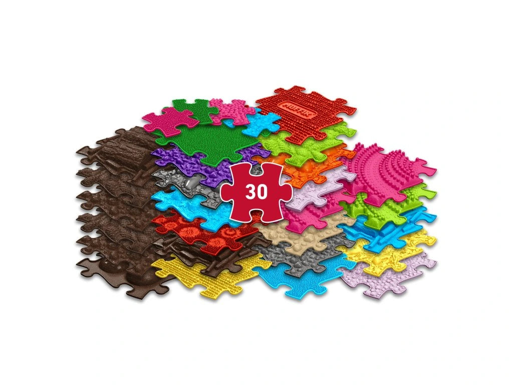 משטחי פאזל תחושתיים – משפחה בתנועה