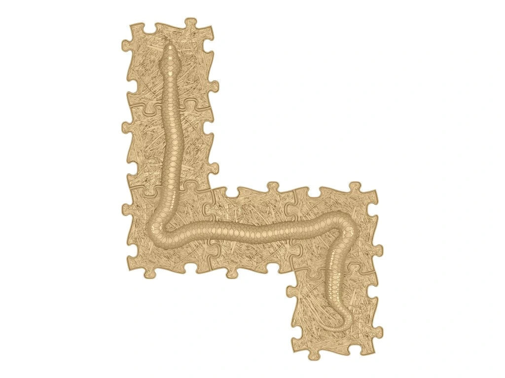 משטחי פאזל תחושתיים - שביל הנחש