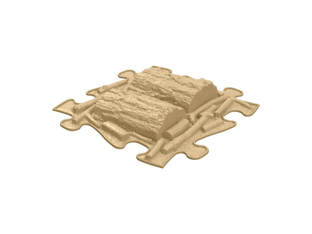 משטחי פאזל תחושתיים - נגיעות מהטבע