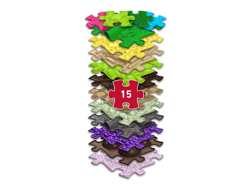 משטחי פאזל תחושתיים – צעדים בריאים