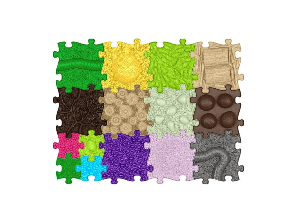 משטחי פאזל תחושתיים – צעדים בריאים