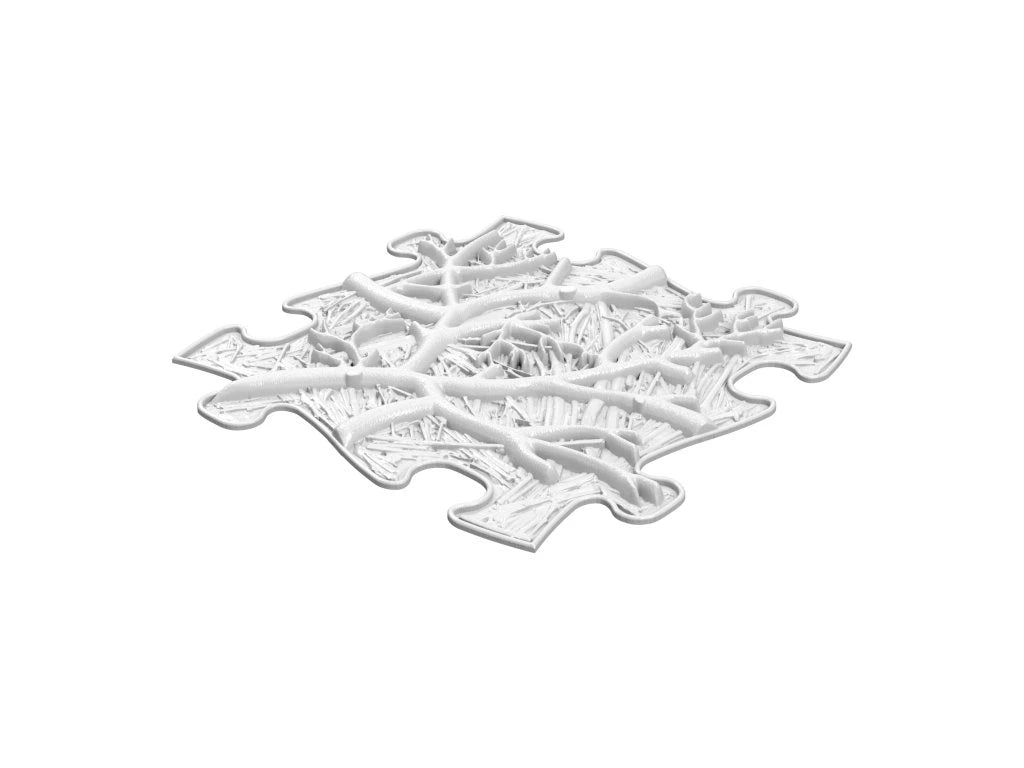 משטחי פאזל תחושתיים - שחור לבן