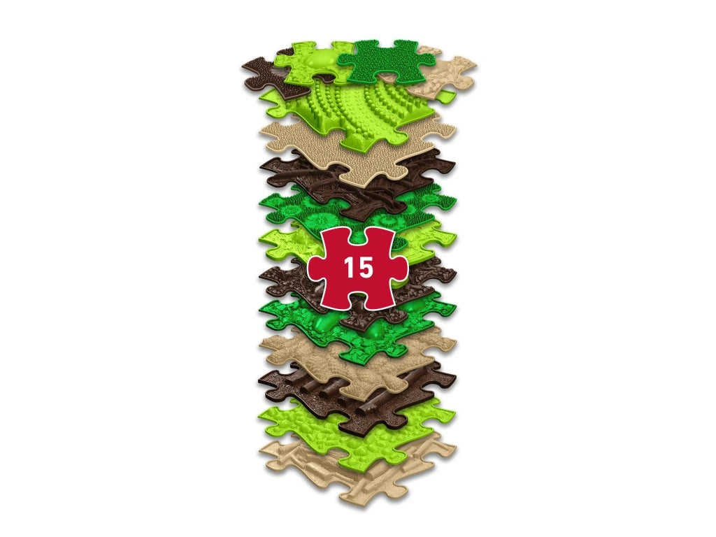 משטחי פאזל תחושתיים – ג'ונגל