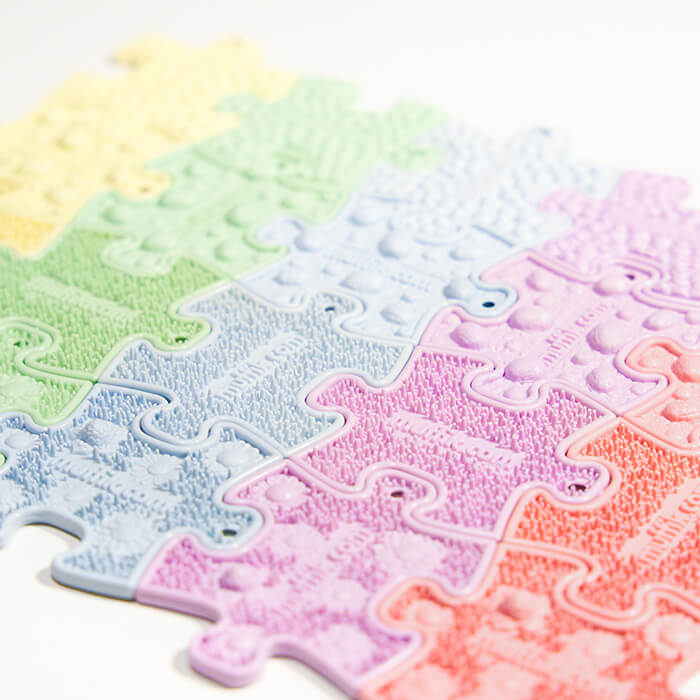 סט נאנו פאזלים תחושתיים - צבעי פסטל