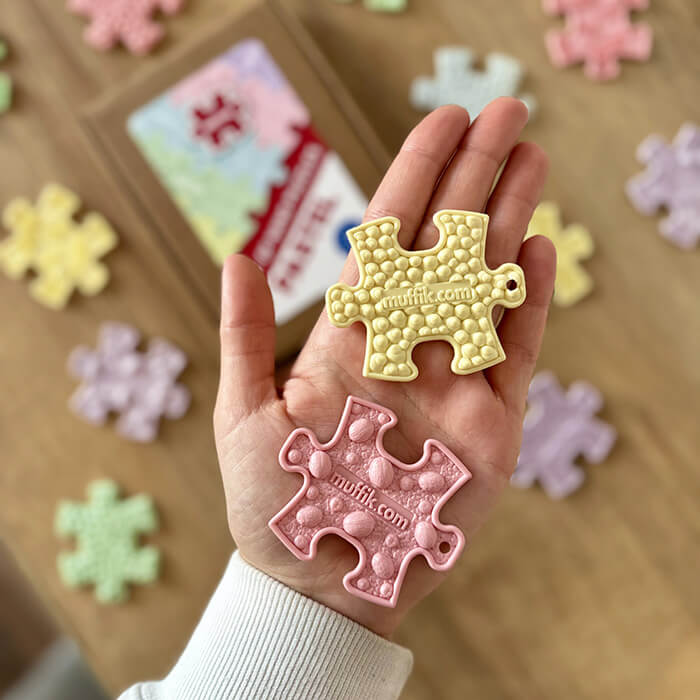 סט נאנו פאזלים תחושתיים - צבעי פסטל